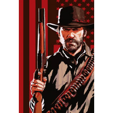 Картина по номерам Красиво Красим RDR 2, 60 х 90 см