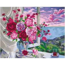 Картина по номерам Paintboy Original GX 39002 Прекрасный вид из окна 40x50см Картина по номерам Paintboy Original GX 39002 Прекрасный вид из окна 40x50см