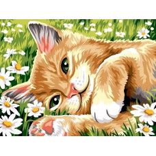 Картина по номерам Paintboy На лужайке, 30x40 см