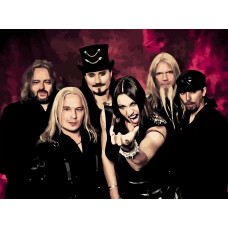 Картина по номерам Бруталити Nightwish 2 на холсте 40x30