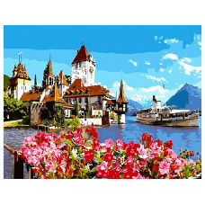 Живопись по номерам Paintboy Альпийский залив 40x50