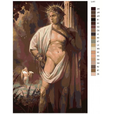 Живопись по номерам BRUSHES-PAINTS Аполлон. Предводитель и покровитель муз