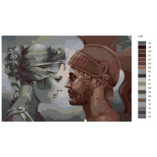 Живопись по номерам BRUSHES-PAINTS Арес и Афродита. Тайная любовь