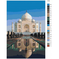 Живопись по номерам BRUSHES-PAINTS Тадж-Махал Живопись по номерам BRUSHES-PAINTS Тадж-Махал