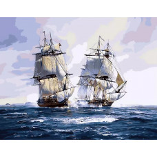 Картина по номерам ВанГогВоМне На абордаж!, 40x50