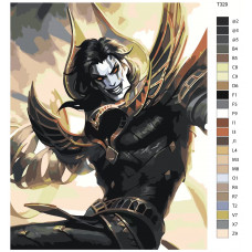Живопись по номерам BRUSHES-PAINTS Mobile Legends: Хуфра