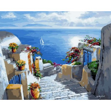Картина по номерам Цветной Сказочная страна, 40x50