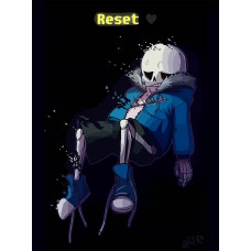 Живопись по номерам Бруталити игра Undertale - 8510 В