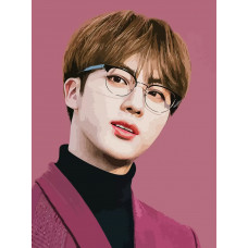 Картина по номерам Бруталити Kpop bts jin Ким Сокджин 2320 на холсте 40x30 Картина по номерам Бруталити Kpop bts jin Ким Сокджин 2320 на холсте 40x30