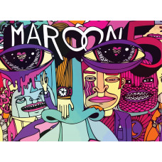 Картина по номерам Бруталити Maroon 5 318 на холсте 40x30