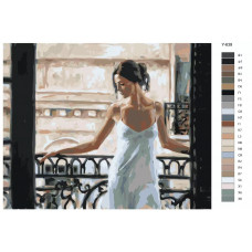 Живопись по номерам BRUSHES-PAINTS Репродукция картины Фабиана Переса - Утро в Буэнос-Айресе Живопись по номерам BRUSHES-PAINTS Репродукция картины Фабиана Переса - Утро в Буэнос-Айресе