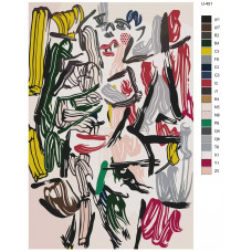 Живопись по номерам BRUSHES-PAINTS Женщина III