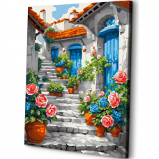 Картина по номерам на холсте ART and Relax По улочкам Италии 40x50