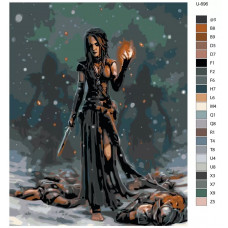 Живопись по номерам BRUSHES-PAINTS Игра Skyrim