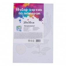 Картина по номерам набор из 3 штук 20 x 30 см