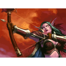 Живопись по номерам Бруталити world of warcraft сильвана - 1886