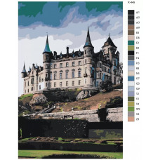 Живопись по номерам BRUSHES-PAINTS Готический замок