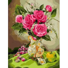 Картина по номерам Paintboy Садовое очарование, 40x50