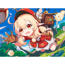 Картина по номерам Бруталити Игра Genshin Impact 6730 Г на холсте 30 x 40
