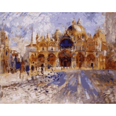 Картина по номерам Белоснежка Площадь Сан-Марко, 40x50