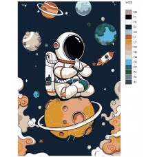 Живопись по номерам BRUSHES-PAINTS В глубинах космоса