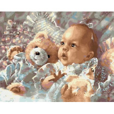 Картина по номерам  Paintboy (Premium) Счастливое детство