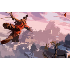 Картина по номерам Бруталити Sekiro 6 см