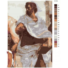 Живопись по номерам BRUSHES-PAINTS Аристотель