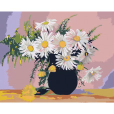 Картина по номерам Живопись по Номерам Букет ромашек, 40x50