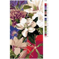 Картина по номерам BRUSHES-PAINTS Цветы R-220 40x60 см