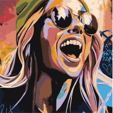 Картина по номерам Живопись по Номерам Смех, 40x40
