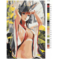 Живопись по номерам BRUSHES-PAINTS Нимфа