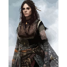 Живопись по номерам Бруталити Игра God of War Ragnarok Фрея - 6223 В