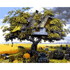 Картина по номерам Цветной Возвращение из сафари, 40x50 см