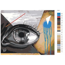 Живопись по номерам BRUSHES-PAINTS Глаз Живопись по номерам BRUSHES-PAINTS Глаз