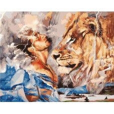 Картина по номерам Paintboy Тотемный дух, 40x50 см