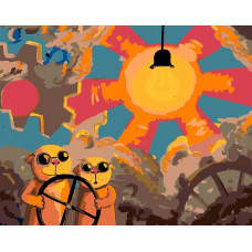 Картина по номерам Живопись по Номерам Восход нового солнца, 40x50