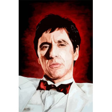 Живопись по номерам Бруталити Фильм Лицо со шрамом Scarface Тони Монтана - 6653 В Живопись по номерам Бруталити Фильм Лицо со шрамом Scarface Тони Монтана - 6653 В