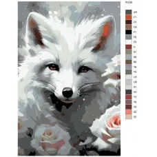 Картина по номерам BRUSHES-PAINTS Лисы R-232 60x90 см