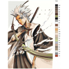Живопись по номерам BRUSHES-PAINTS ТОШИРО xУЦИГАЯ. БЛИЧ