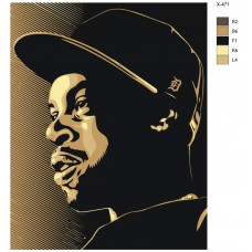Живопись по номерам BRUSHES-PAINTS J Dilla