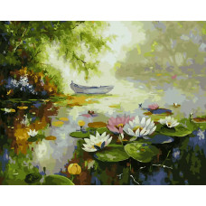 Картина по номерам  Paintboy (Premium) Кувшинки