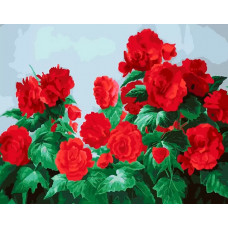 Живопись по номерам Paintboy Яркие розы 40x50