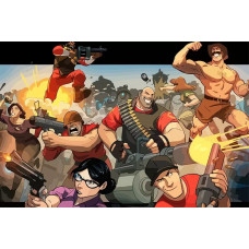 Картина по номерам Бруталити игра team fortress 8190 Г 60x40 см