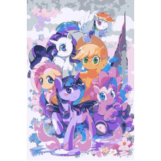 Картина по номерам Красиво Красим My Little Pony, 40 х 60 см