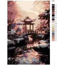 Живопись по номерам BRUSHES-PAINTS Манящая природа Японии