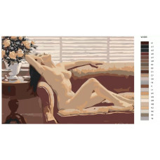 Живопись по номерам BRUSHES-PAINTS Репродукция картины - Обнаженная. Художник Артур Сарон Сарнофф Живопись по номерам BRUSHES-PAINTS Репродукция картины - Обнаженная. Художник Артур Сарон Сарнофф
