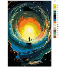 Картина по номерам BRUSHES-PAINTS Путь странника S-665 60x90 см Картина по номерам BRUSHES-PAINTS Путь странника S-665 60x90 см
