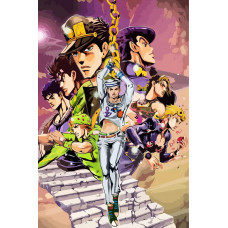 Картина по номерам Бруталити Аниме jojo джоджо 2384 на холсте 60 x 40