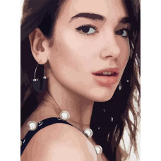 Живопись по номерам Бруталити музыка Dua Lipa - 6799 В
